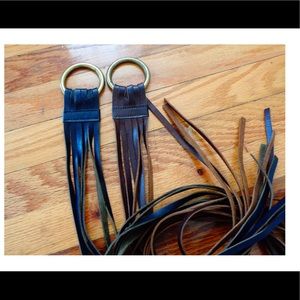 2 Fringe Fashion Belts